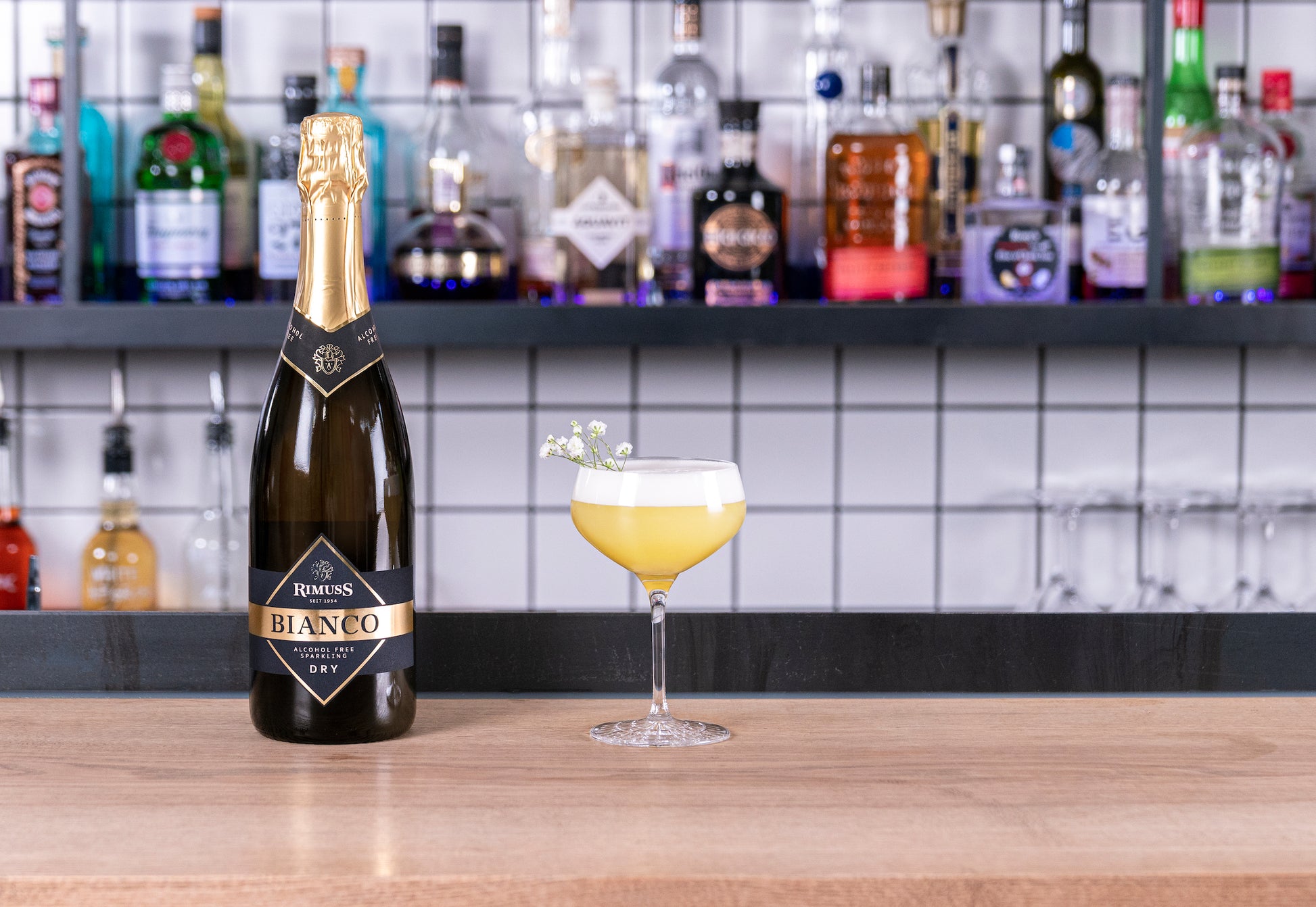 sparkling bianco dry alcohol-free